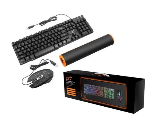 Lamex LXKM203 3in1 Игровой комплект для компьютера (мышь, клавиатура, коврик) Клавиатуры