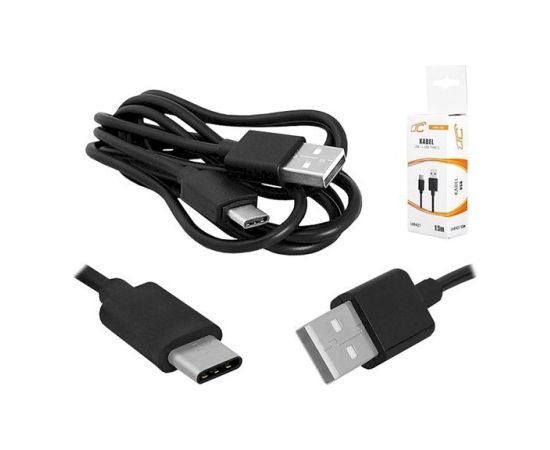 Lamex LX8427 USB - USB type C Кабель для зарядки и передачи данных 1.5m / чёрный Дата USB-кабели