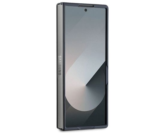 Guess PU 4G Metal Logo Case Aizsargapvalks priekš Samsung Galaxy Z Fold 6 / brūns Neoriģinālie Maciņi