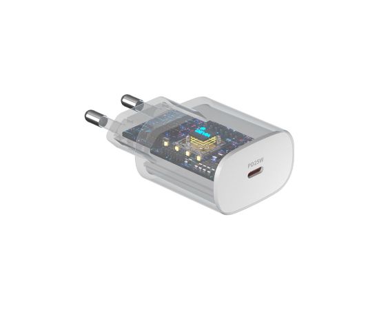 Devia Smart PD 25W Настенное Зарядное Устройство USB-C - USB-C Кабель 1.2m Зарядные устройства