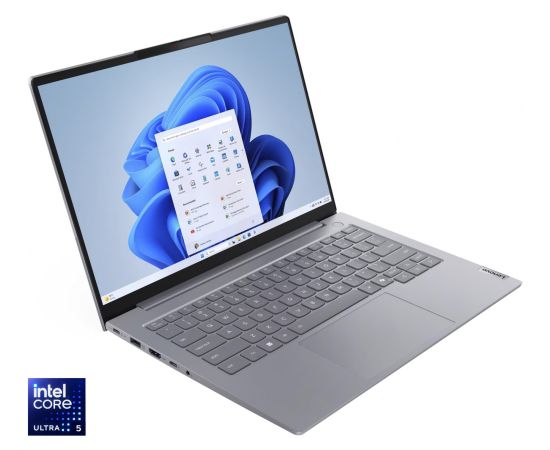 Lenovo ThinkBook 14 G8 IAL (21SJ006QGE) (gray, Intel® Core? Ultra 5 225U, Intel® Graphics, 16 GB DDR5, 512 GB (512 GB SSD), Windows 11 Pro) - German - DE Layout Portatīvie datori