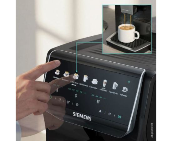 Siemens EQ500 iAroma TP553E07 15 bar espresso machine | Piano black Кофеварки