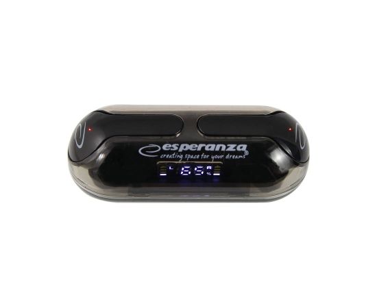 Esperanza EH239K Bluetooth In-Ear Headphone TWS Black Bluetooth austiņas