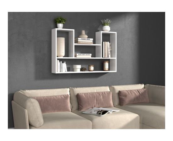 Top E Shop BILBAO 4P hanging rack 100x16x60 cm, white Jaunumi -Dārzam