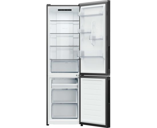 Candy CNCQ2T518DB brīvi stāvošs ledusskapis ar saldētavu, 279 l, No Frost, energoefektivitātes klase D, melns Ledusskapji