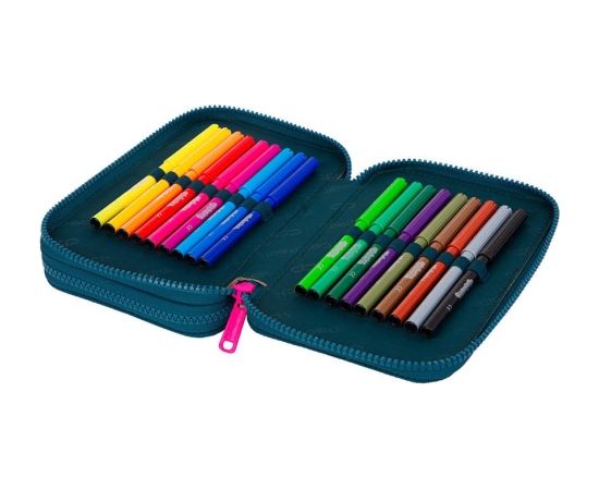 Double decker school pencil case with equipment CoolPack Jumper 2 Sunny Day Mugursomas
