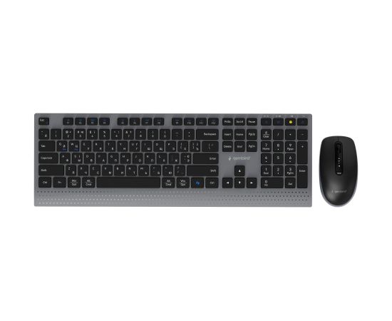 KEYBOARD +MOUSE WRL CYRILLIC/BK KBS-WPS-02-CYRL GEMBIRD Клавиатуры