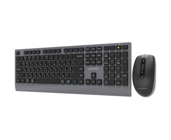 KEYBOARD +MOUSE WRL CYRILLIC/BK KBS-WPS-02-CYRL GEMBIRD Клавиатуры