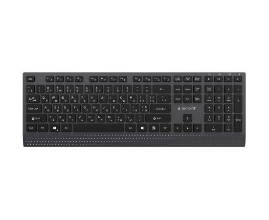 KEYBOARD MULTIMEDIA USB CYRILL/BLACK KB-MCH-06-CYRL GEMBIRD Klaviatūras