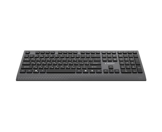 KEYBOARD MULTIMEDIA USB CYRILL/BLACK KB-MCH-06-CYRL GEMBIRD Klaviatūras