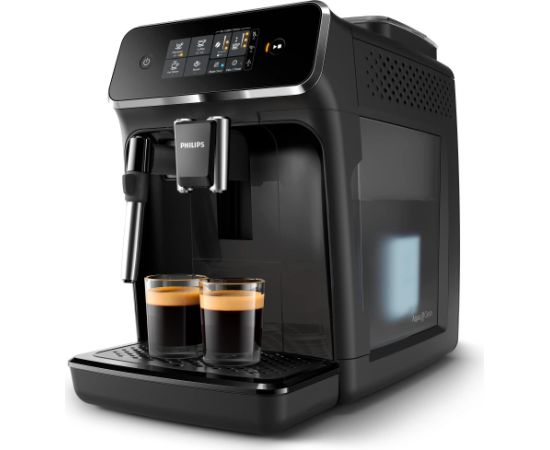 Philips 2200 Series EP2225/10 pilnībā automātisks espresso kafijas automāts ar iebūvētu dzirnaviņas un 1,8 l ūdens tvertni Kafijas aparāti