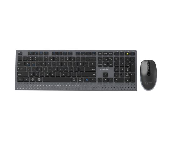 KEYBOARD +MOUSE WRL ENG/BK KBS-WPS-02 GEMBIRD Klaviatūras