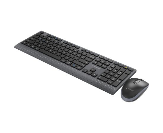 KEYBOARD +MOUSE WRL ENG/BK KBS-WPS-02 GEMBIRD Klaviatūras