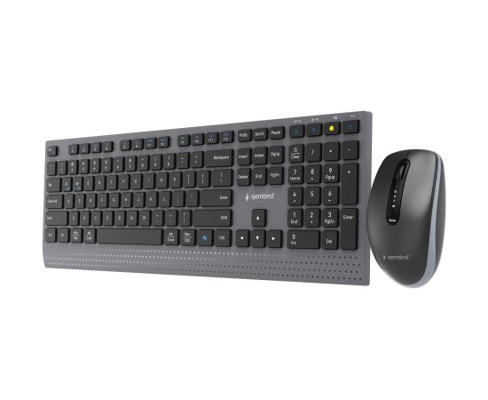 KEYBOARD +MOUSE WRL ENG/BK KBS-WPS-02 GEMBIRD Klaviatūras