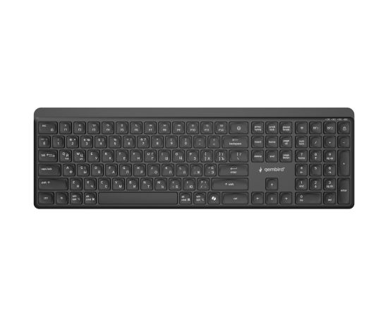 KEYBOARD WRL SLIM BT CYRILLIC/KB-WPS-03-CYRL GEMBIRD Клавиатуры