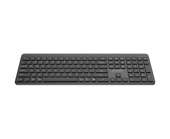 KEYBOARD WRL SLIM 2.4G+BT US/KB-WPS-03 GEMBIRD Клавиатуры