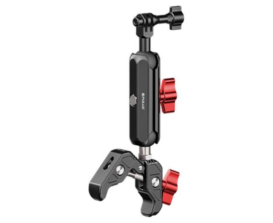 PULUZ motorcycle mount for sports cameras (including Osmo Action 5 Pro, Insta360 X5 / X4 / X3)(PU3211) Штативы и Аксессуары