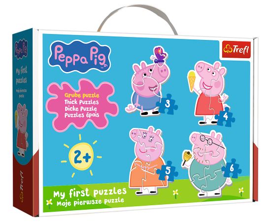 TREFL PEPPA PIG Puzle mazuļiem Peppa Puzles