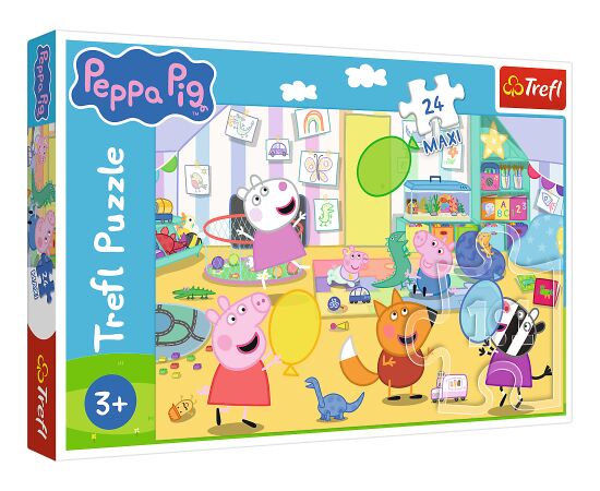 TREFL PEPPA PIG Maxi Пазл Свинка Пеппа, 24 шт. Пазлы