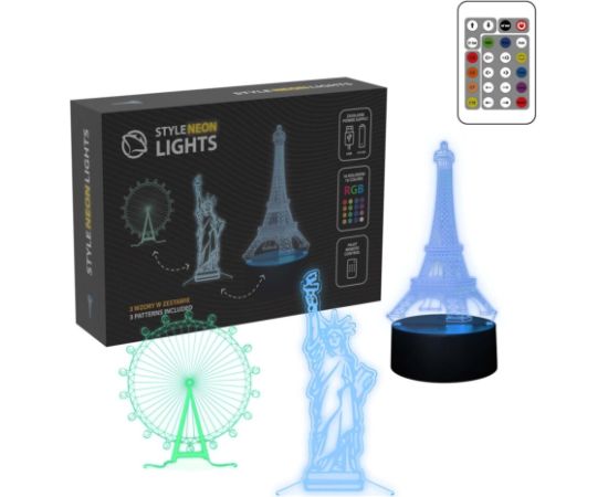 Manta SNL125RGB LED lamp Light decoration Buildings RGB 3D Jaunumi, Bērnu preces