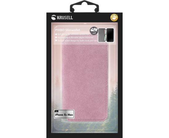 Krusell Broby 4 Card SlimWallet Apple iPhone XS Max pink Чехлы - альтернативные