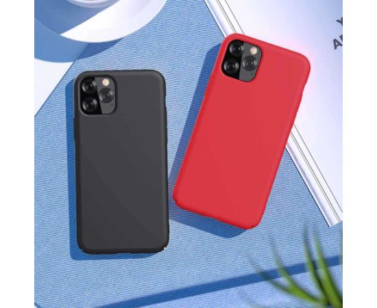 Devia Nature Series Silicone Case iPhone 12 Pro Max black Neoriģinālie Maciņi