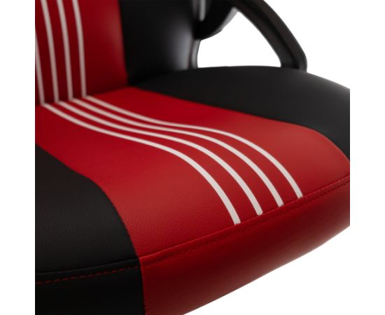 Baracuda ABALONE-B/R Gaming Chair, Black/Red Biroja krēsli