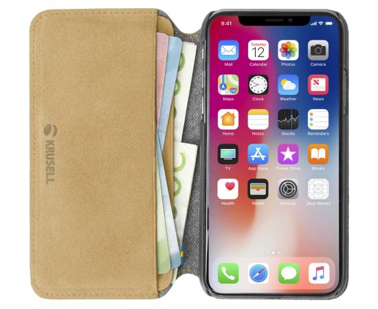 Krusell Broby 4 Card SlimWallet Apple iPhone XS Max cognac Чехлы - альтернативные