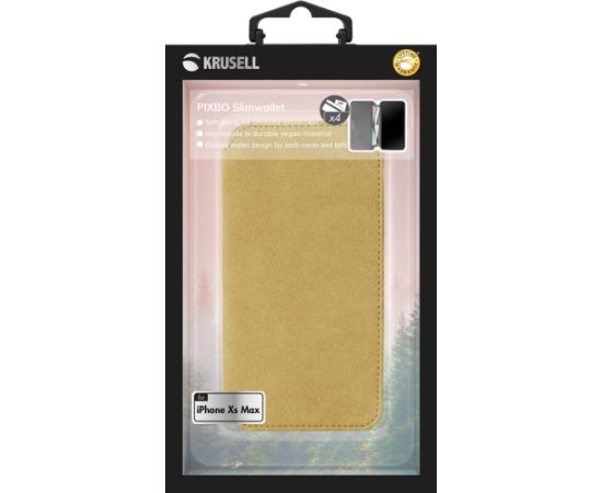 Krusell Broby 4 Card SlimWallet Apple iPhone XS Max cognac Чехлы - альтернативные