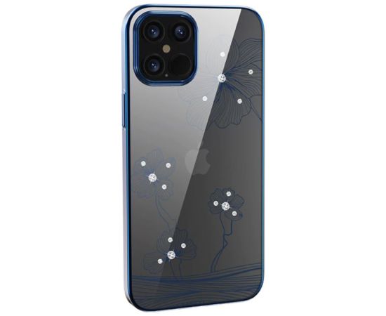 Devia Crystal Flora case iPhone 12 mini blue Neoriģinālie Maciņi