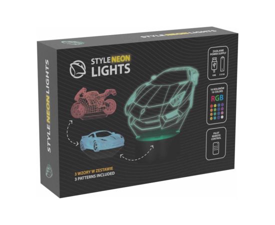 Manta SNL120RGB LED lamp Light decoration Vehicles 1 RGB 3D Jaunumi, Bērnu preces