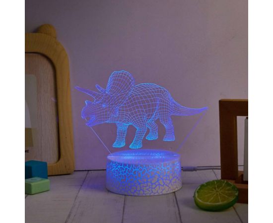 Manta SNL117RGB LED lamp Light decoration Dinosaurs RGB 3D Jaunumi, Bērnu preces