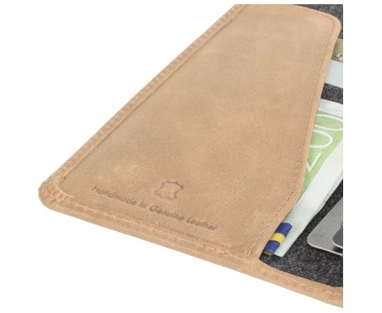 Krusell Sunne 4 Card FolioWallet Apple iPhone XS Max vintage nude Чехлы - альтернативные