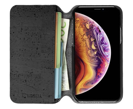 Krusell Birka PhoneWallet Apple iPhone 11 Pro Max black Neoriģinālie Maciņi