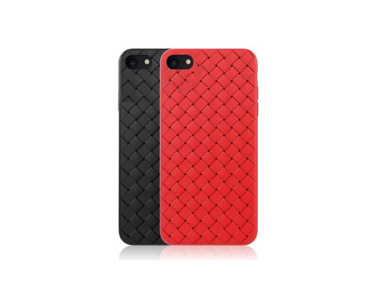 Devia Woven Pattern Design Soft Case iPhone SE2 red Чехлы - альтернативные