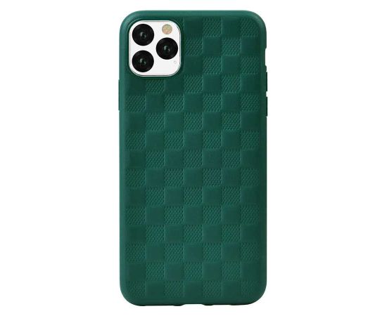 Devia Woven2 Pattern Design Soft Case iPhone 11 Pro green Чехлы - альтернативные