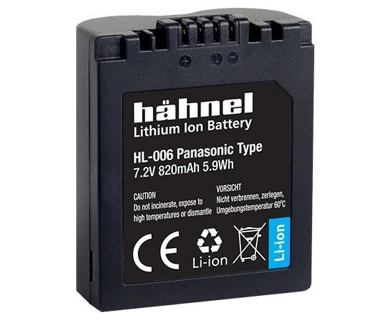 HÄhnel Akumulators Hähnel Battery Panasonic HL-006 Jaunumi - Datori