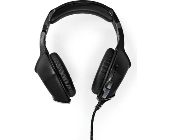 Nedis GHST250BK Stereo Spēļu Austiņas USB Type-A / 2x 3,5 mm / 2.2m Austiņas