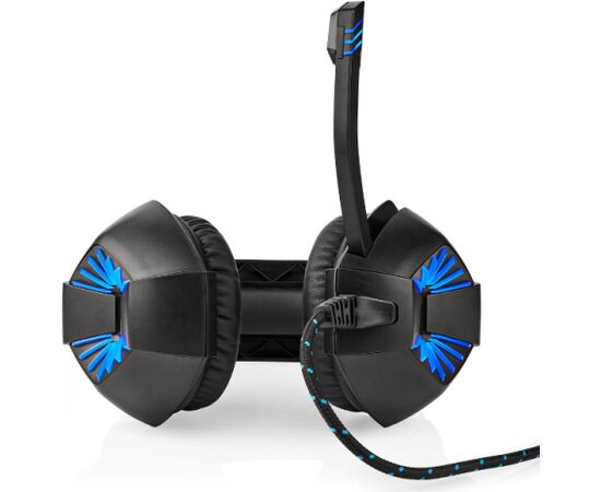 Nedis GHST250BK Stereo Spēļu Austiņas USB Type-A / 2x 3,5 mm / 2.2m Austiņas