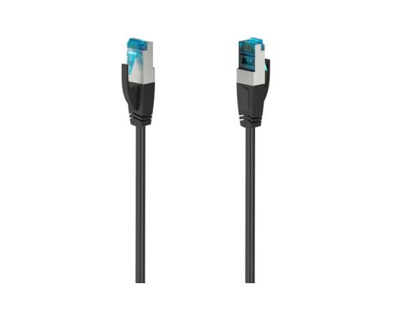 Hama Ethernet Cable, CAT 6a, 10 Gbit/s, 0,5 m, black - Network cable Dažādi vadi