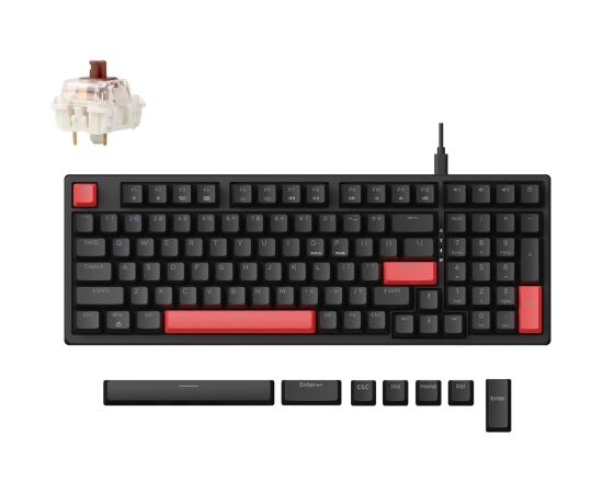 Keychron Lemokey X5 - US Layout - Brown Switch Keyboard / X5-A3 Klaviatūras