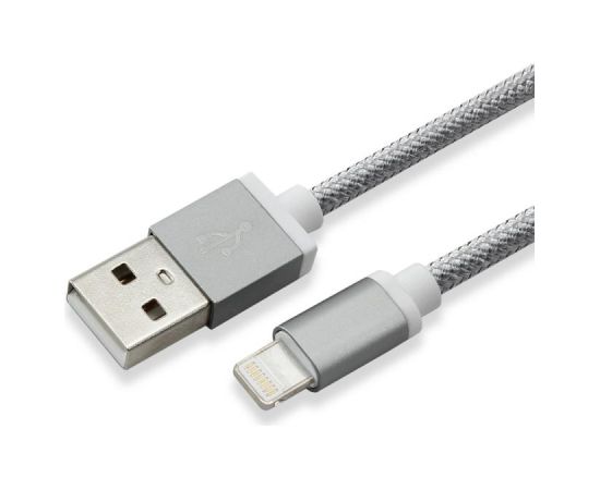 Sbox USB 2.0 8 Pin IPH7-GR grey Data USB kabeļi