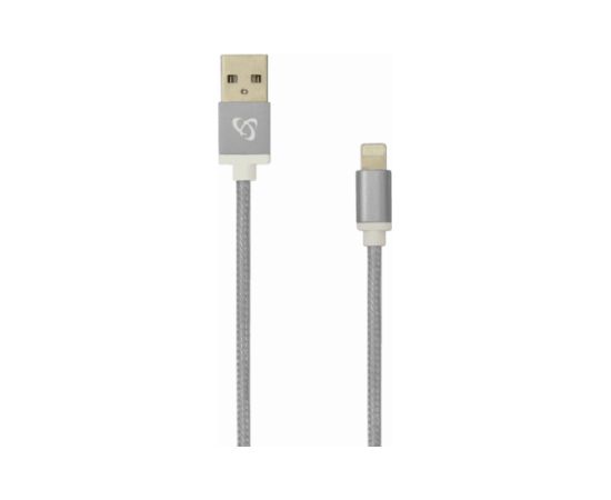 Sbox USB 2.0 8 Pin IPH7-GR grey Data USB kabeļi