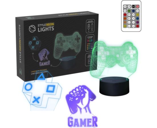 Manta SNL122RGB LED lamp Light decoration Game 2 RGB 3D Jaunumi, Bērnu preces