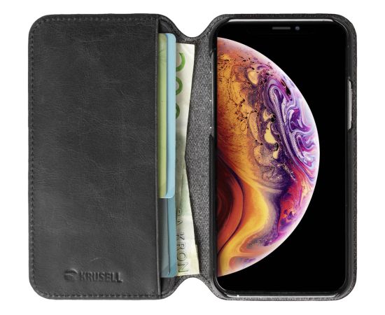 Krusell Sunne PhoneWallet Apple iPhone 11 Pro Max vintage black Чехлы - альтернативные