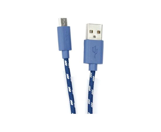 Sbox USB-1031BL USB->Micro USB 1M blue Дата USB-кабели