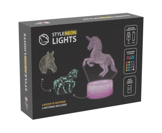 Manta SNL116RGB LED lamp Light decoration Horses RGB 3D Jaunumi, Bērnu preces