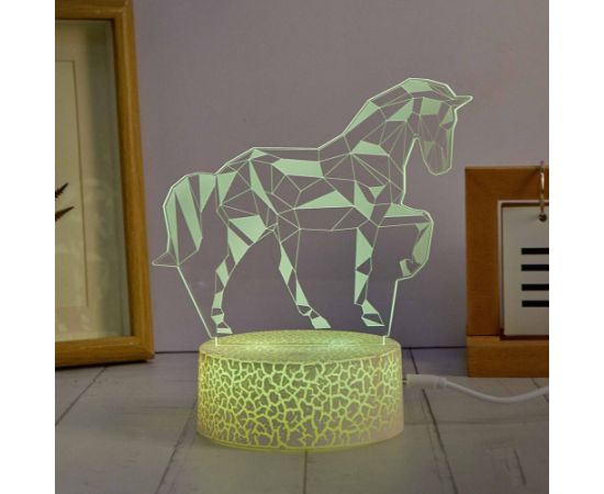 Manta SNL116RGB LED lamp Light decoration Horses RGB 3D Jaunumi, Bērnu preces