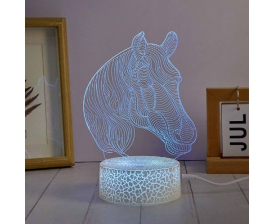Manta SNL116RGB LED lamp Light decoration Horses RGB 3D Jaunumi, Bērnu preces