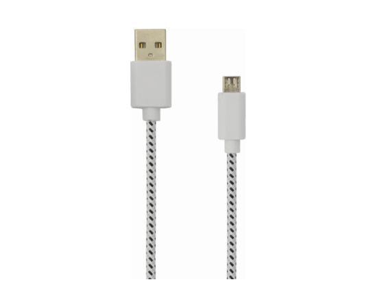 Sbox USB-1031W USB->Micro USB 1M white Дата USB-кабели